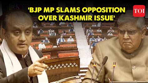 Sudhanshu Trivedi Slams Previous Congress Led UPA Regime For Kashmir