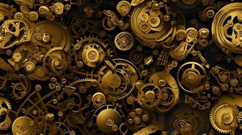 Premium AI Image | background with gears and cogs