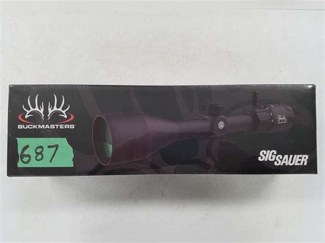 Sig Sauer Buckmasters Riflescope 3-9 x 50 - NIB - Adam Marshall Land & Auction, LLC