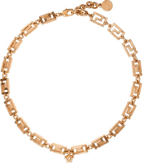 Versace Gold Greca Necklace Versace