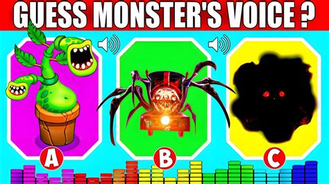 Guess The Monster S Voice Choo Choo Charles Evil Banban Noggin