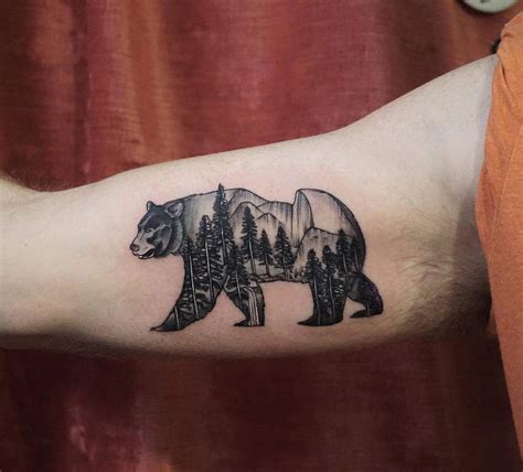 Amazing Black Bear Tattoo Ideas