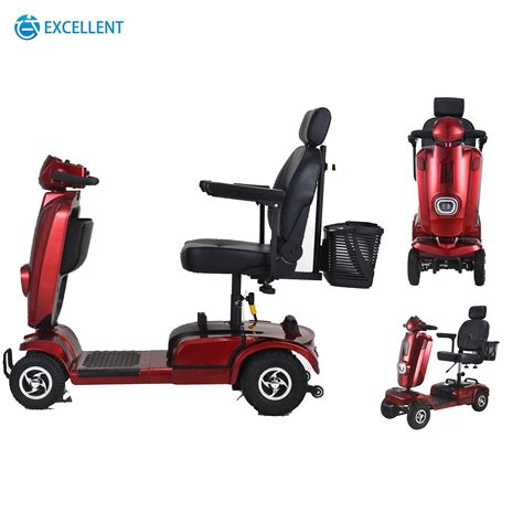 Folding Medical Electric Power Mobility Scooters For Heavy Disabled