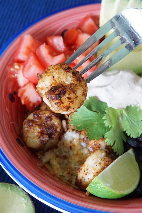 Easy Shrimp Taco Bowl A Food Lovers Kitchen