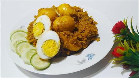 ডিম বিরিয়ানি Egg Biryani Anada Aloo Biryani Dimer Biriyani How