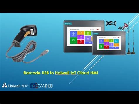 Barcode Scanner USB To Haiwell IoT Cloud HMI YouTube