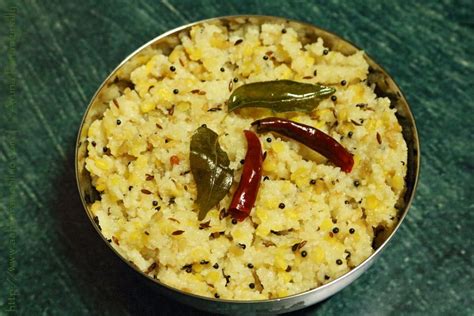 Andhra Uppu Pindi Uppudu Pindi Rice Rava And Moong Dal Upma