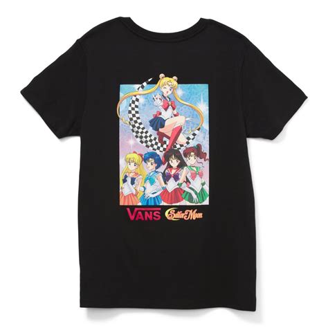 Compra Camiseta Manga Corta Negra Bff Crew Sailor Moon Mujer En Vans