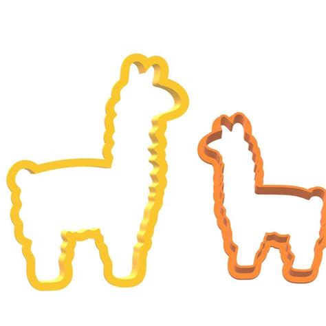 Stl File Cookie Cutter Flame Cutter Cm And Cm Alpaca D Print Design