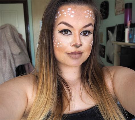 Halloween 2019 Deer Makeup Look A Woman S Confidence Deer Makeup Halloween Makeup Looks