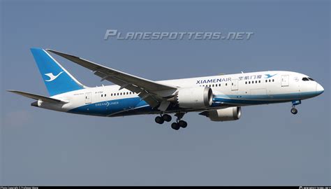 B 2760 Xiamen Airlines Boeing 787 8 Dreamliner Photo By Professor Wang