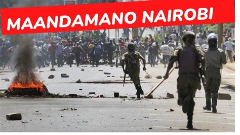 Live🔴 Maandamano In Kayole Nairobi Police Vs Wanjiku Teargas