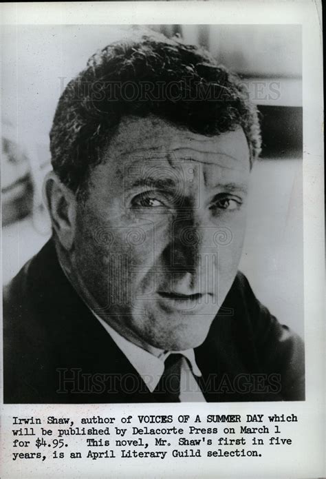 1965 Press Photo Irwin Shaw Novelist Playwright Author Dfpd36469