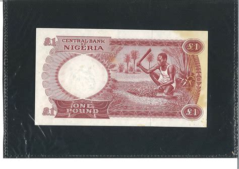 Nigeria 1 Pound 1967 Banknote Geldschein II III MA Shops