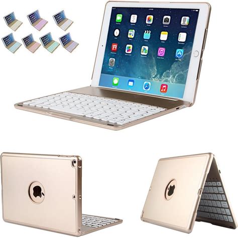 Amazon co jp PCATEC iPad air2 キーボードケース キーボードカバー 7色のバックライト スタンド機能