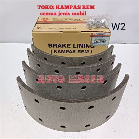 Jual Kampas Rem Canter Ps Hdx Ps Hdx Paku Rivet Brake Lining