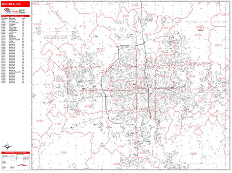 Wichita Zip Code Map