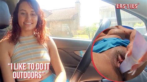 Ersties Sexy Babe Uses A Large Dildo Until Squirts Outdoors Free Sex Video RedTube