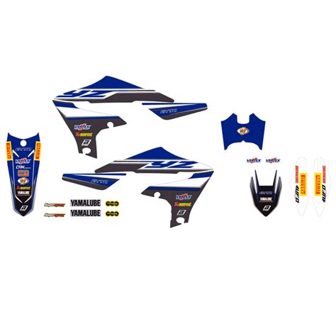 Kit Adhesivos Blackbird Team Yamaha Factory Racing 2018 Con Funda De