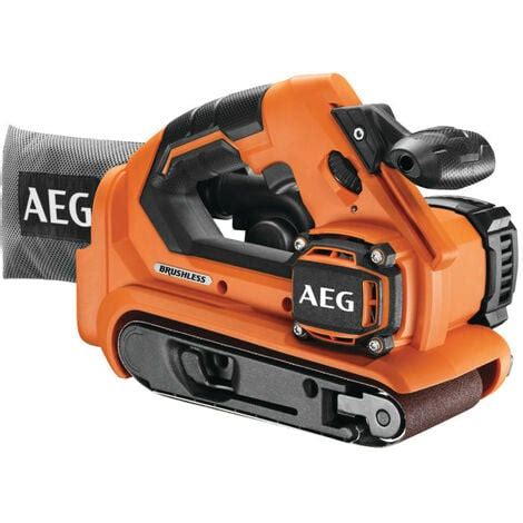 Aeg Ponceuse Bande Brushless V Sans Batterie Ni Chargeur X