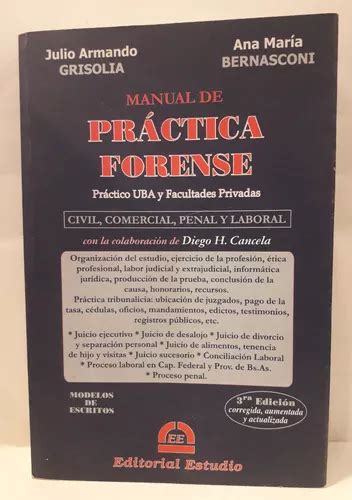 Manual De Practica Forense Grisolia Y Bernasconi