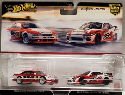 Hot Wheels Premium Car Culture Twin 2 Pack Nissan 240sx S14 And Nissan Silvia S15 Ebay