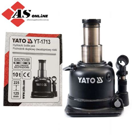 Yato Two Piston Hydraulic Bottle Jack 10t Model Yt 1713 Malaysia