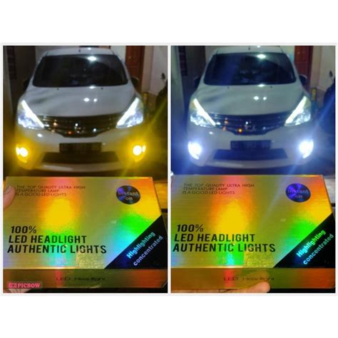 Jual Gbf Lampu Foglamp Headlamp Led H11 H16 H8 2 Warna Putih Kuning