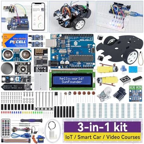 Amazon SunFounder Ultimate Starter Kit With Original Arduino Uno