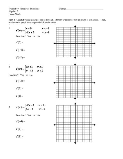 Graphing Linear Functions Worksheet Worksheet For Education