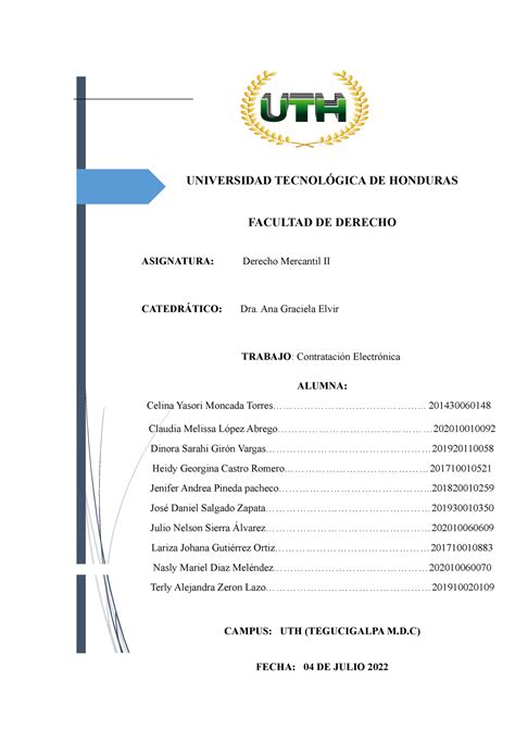 Tarea Grupal Mercantil Derecho Mercantil Uth Studocu