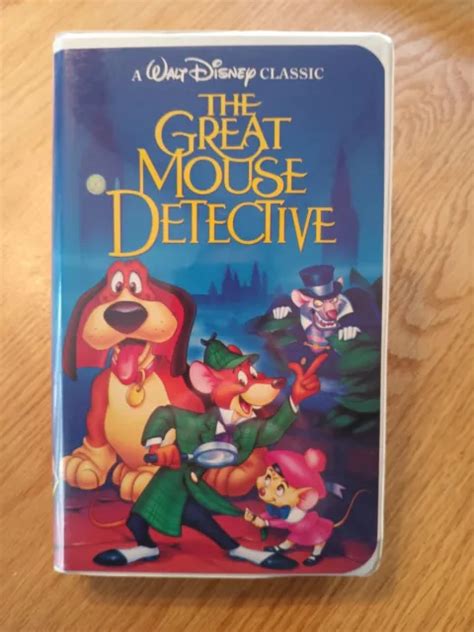 WALT DISNEY CLASSIC The Great Mouse Detective VHS Black Diamond