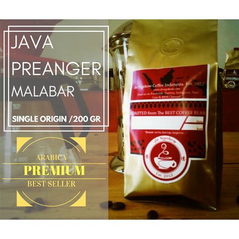 Jual Kopi Arabica Java Malabar Gr Premium Coffee Beans By De