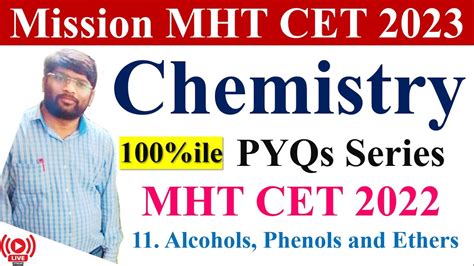 Chemistry Mht Cet Pyqs Series I Mht Cet Crash Course Batch