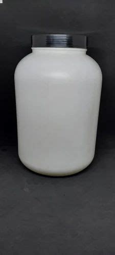 White 7000ML HDPE PROTEIN POWDER JAR At Rs 75 Piece In New Delhi ID