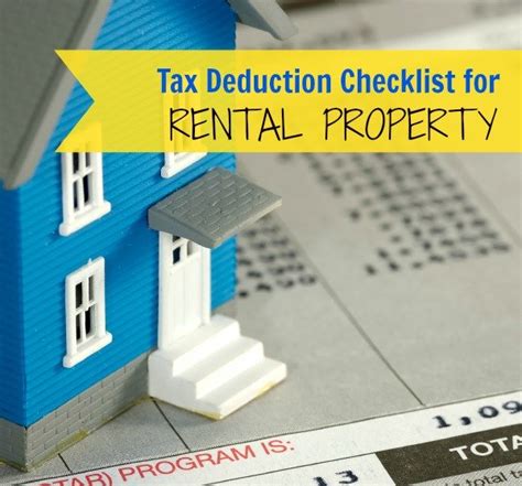 Tax Tip Of The Week Rental Property Deduction Checklist For Landlords