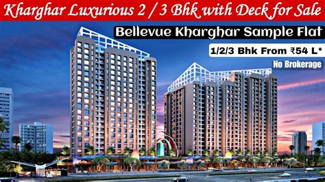 Bellevue Kharghar 2 3 BHK New Flat For Sale 54 L 626 915 Sq Ft