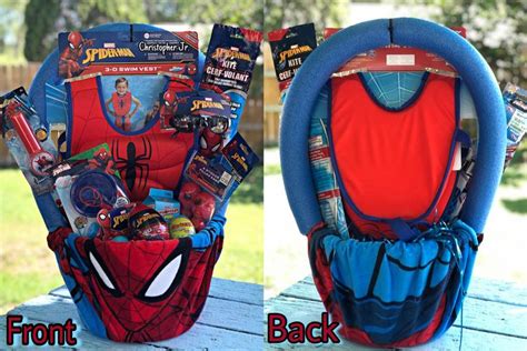 Spider Man Easter Basket Pool Noddle Easter Basket Beach Or Pool