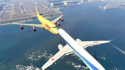 GTA V Airbus A321 Neo Airplanes VS Every Jet Airplanes Best Longer