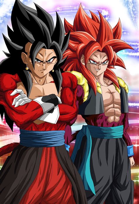 Gogeta SSJ4 And Vegito SSJ4