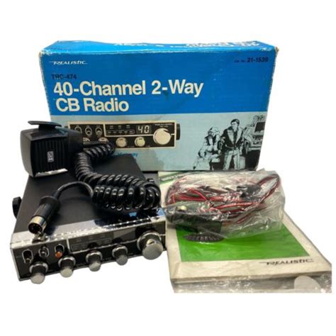 Realistic Trc Trc Cb Transceiver Radio Channel Excellent In