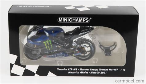 MINICHAMPS 122213012 Scale 1 12 YAMAHA YZR M1 TEAM YAMAHA MONSTER