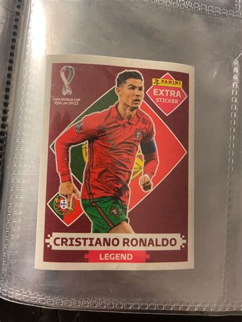 Cristiano Ronaldo Extra Sticker Legend Panini Wm Kaufen Auf