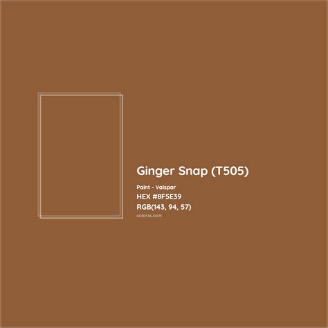 Valspar Ginger Snap T505 Paint Color Codes Similar Paints And Colors