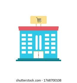 Warehouse Building Silhouette Iconstorage Icon Stock Vector (Royalty ...