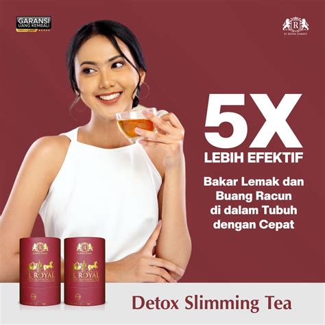 Jual El Royal Detox Slimming Tea Teh Detox 1 Paket Original Sehat