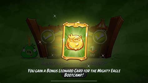 Angry Birds Ab King Pig Panic For Bonus Leonard Card For