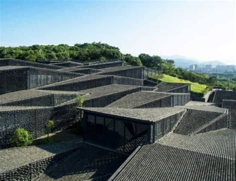 China S New Folk Art Museum Is Topped With Repurposed Roof Tiles That