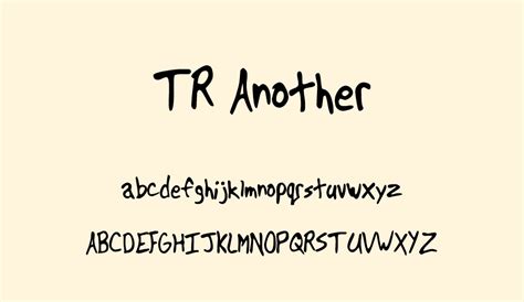 Tr Anathor Font Font Tr