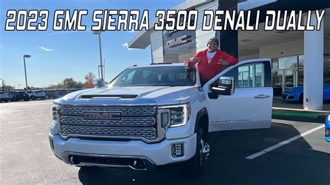 Taking Delivery Of 2023 Gmc Sierra 3500 Denali Dually Full Review And Reactions Youtube